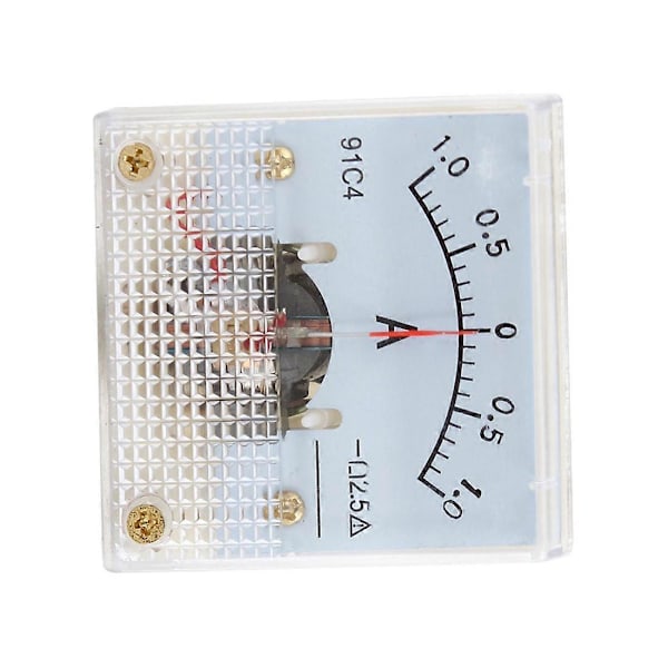 Klasse 2.5 Nøjagtighed DC 0-1 A Ampere Analog Meter Amperemeter 91C4