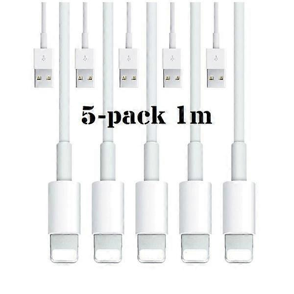 5-pack - Laddkabel Lightning iPhone - Laddare