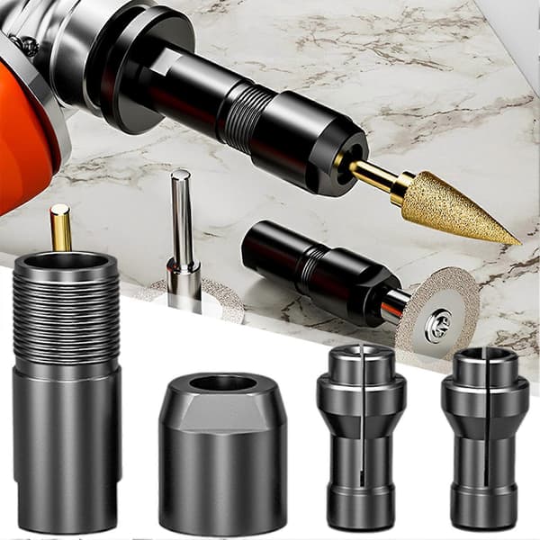 Vinkelsliper Modifisert Adapter til Rett Sliper Chuck Vinkelsliper Konverteringstilbehør for Kutting Polering