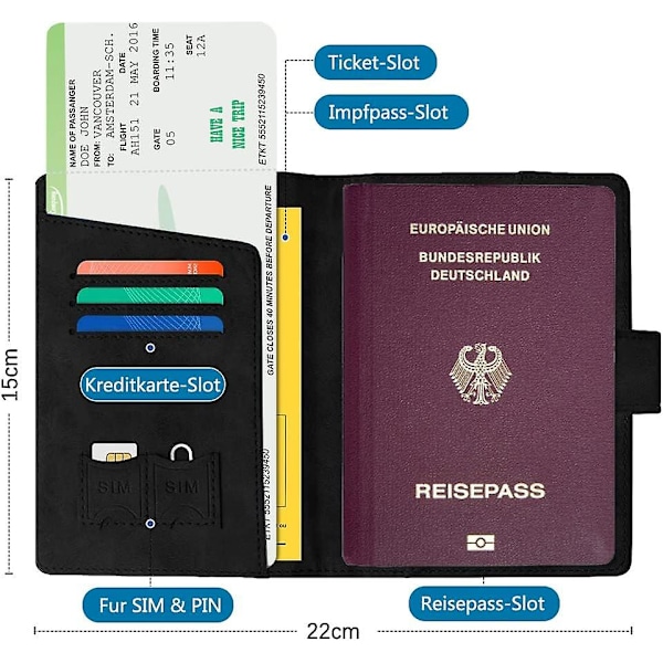 Passbeskyttelsesetui, Passholder