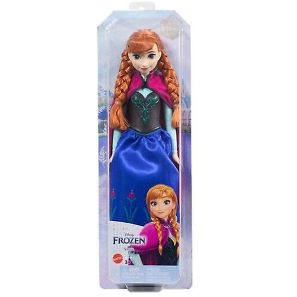 Mattel - Disney Frozen Dockan Anna med flätor  [SAMLAROBJEKT] Pappersdocka USA import