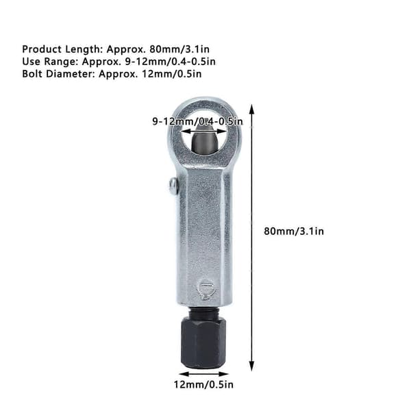 Högkvalitativ mutterknäckare Rostig mutterseparator Mutterknäckare 1#