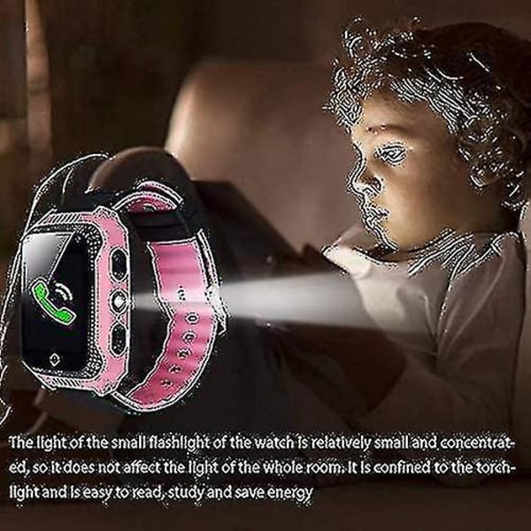 Gps Barn Smartwatch Telefon - Pekskärm Barn Smartwatch Med Samtal Röstmeddelande Sos Ficklampa Digitalkamera Alarmklocka, Present Till Barn Pojkar Flickor S