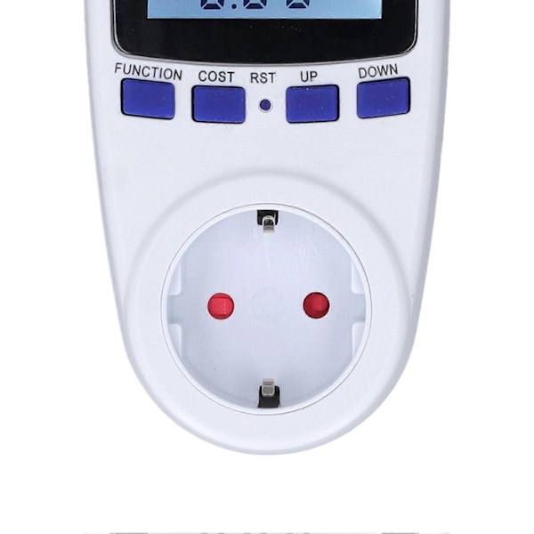 Wattmeter Multifunktionel Ampere Kilowatt Meter Baggrundsbelyst Display Elforbrugsmonitor