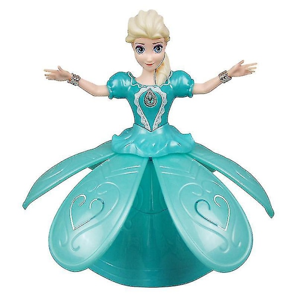 Snedansende Dukke Frozen Elsa Dansende Roterende Syngende Blinkende Julegave