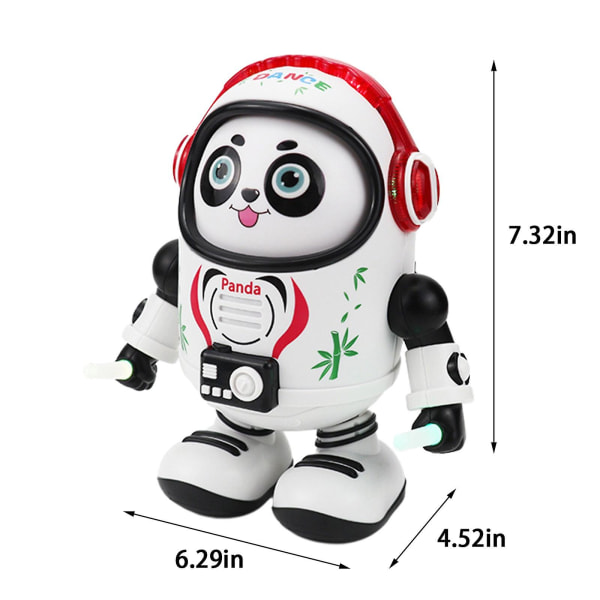 Elektrisk Dansende Robotleker, Kult Lysmusikk Gående Rompanda, Gaver Til Gutter Og Jenter