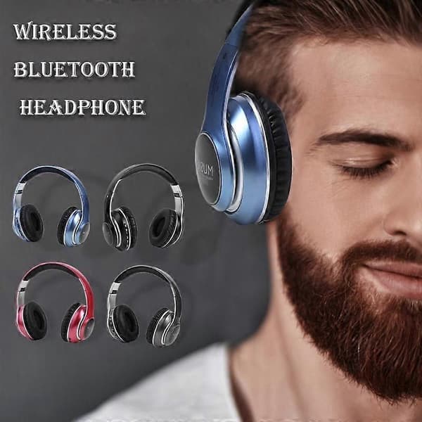 VJ033 Bluetooth 5.0 Øretelefon med LED & FM