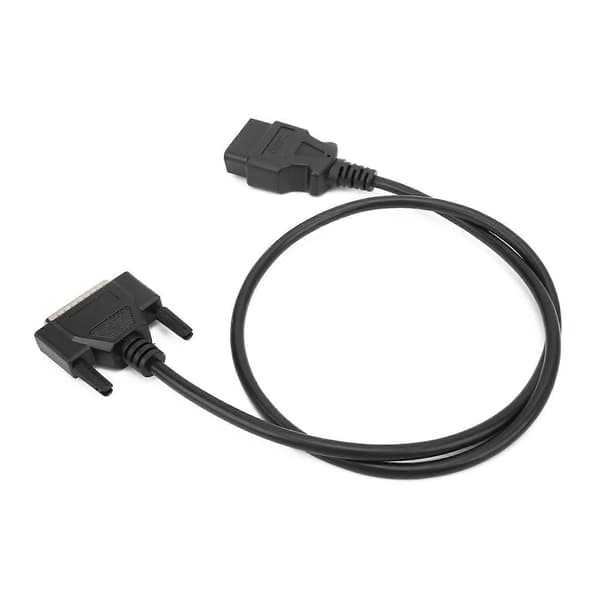 Diagnostisk OBD2 Han til DB25 Han Kabel Adapter 16Pin 102cm/40in Erstatning for SBB V33 Nøgle Programmer