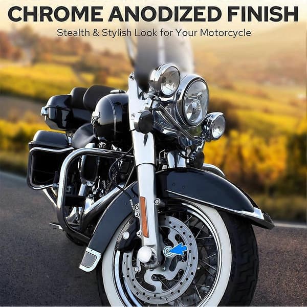 Frontakselmutterdeksler, Aluminium Akselmutterhetter for Harley Davidson VRSC Softail Dyna Super Glide Spor