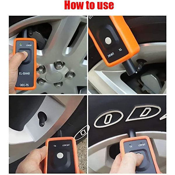 Dekktrykk Tilbakestillingsverktøy El-50448 Tpms Aktiveringsverktøy Oec-t5