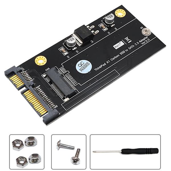 20+6 Pins SSD til SATA 2,5 tommer Adapterkort Konverter til X1 Carbon