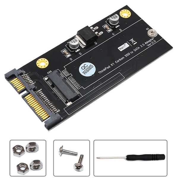 20+6 Pins SSD til SATA 2,5 tommers adapterkortkonverter for X1 Carbon