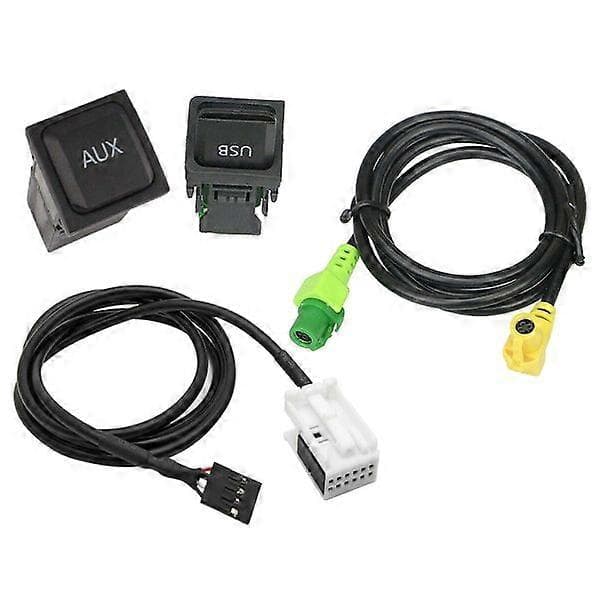 Bil USB AUX Switch Kabel USB Lydadapter RCD510 RNS315 Til- B6 B7 Golf 5 MK5 Golf 6 MK6 5 MK5 CC