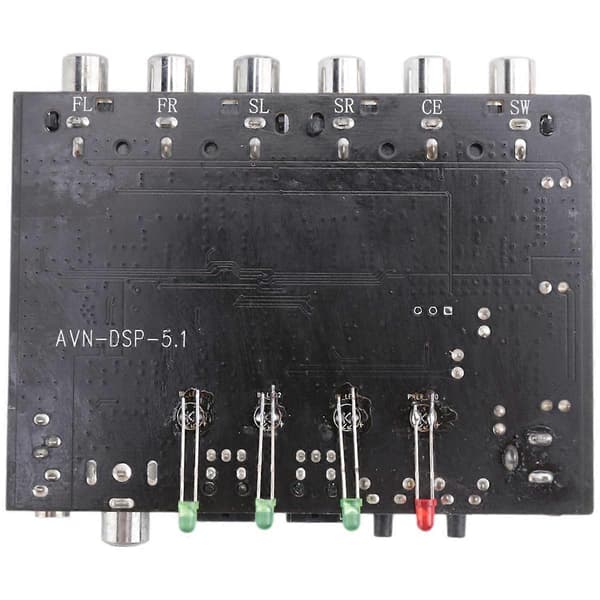 5.1 Kanal Ljuddekoder PCM Digital Optisk Koaxial DTS RCA HiFi Stereo Ljud Hemmabio Dekoder