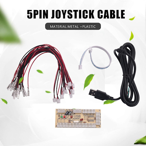 Zero Delay Arcade Spil Usb Encoder Pc Til Joystick For Mame & Raspberry Pi Retropie Projekter Sanwa Pa