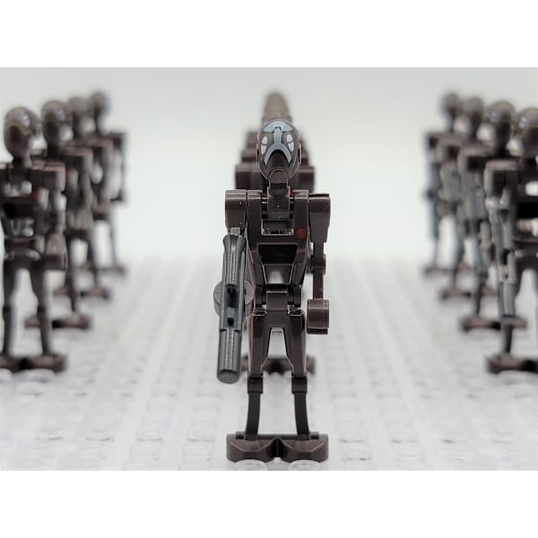 Commando Droids Kapten 21-dels Armé Anpassade Figurer Set