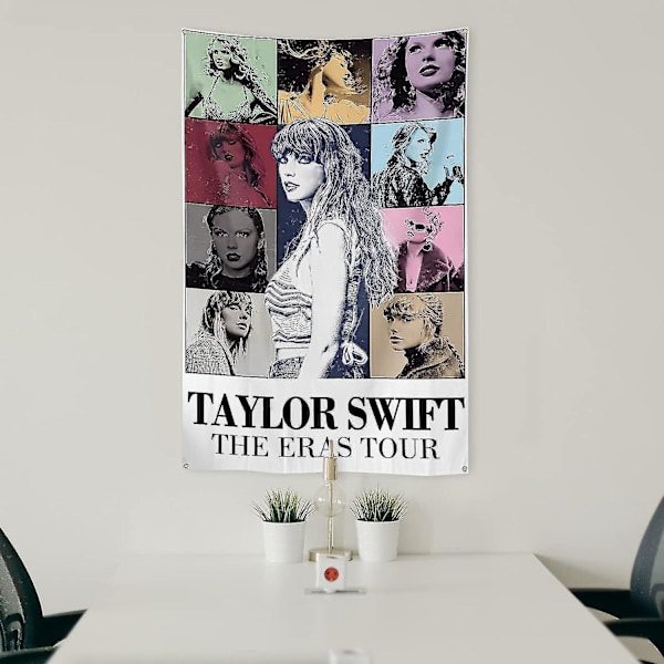 Taylor Musikkveggteppe Flagg 3x5 Fot Berømt Musiker Konsert Album Poster College Dorm Veggteppe Hjemmedekor