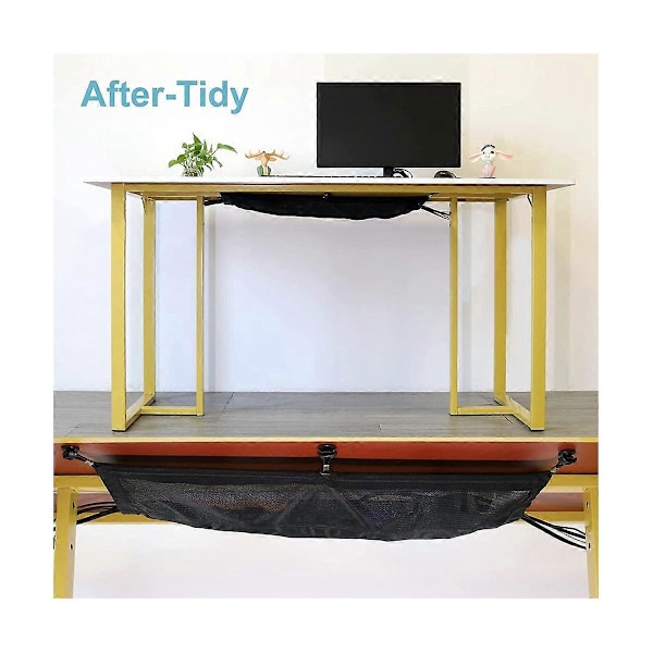 Nett - Under Desk Kabelorganisering - Fleksibel Under Desk Skuff A