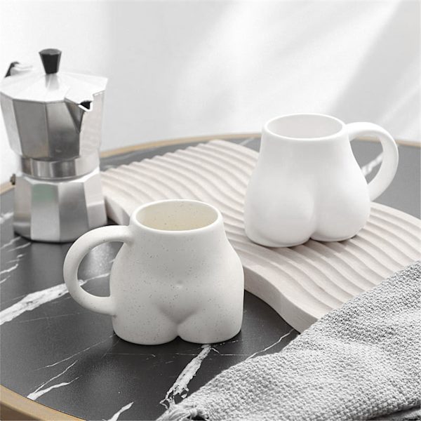 Mardi Gras 2024 Morsom Kroppsformet Kanne Koppedesign Kanne Frokostkopp Kaffe Melkekopp