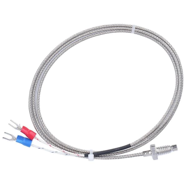 Högkvalitativ 1m M6 brittisk skruvtyp K termoelement