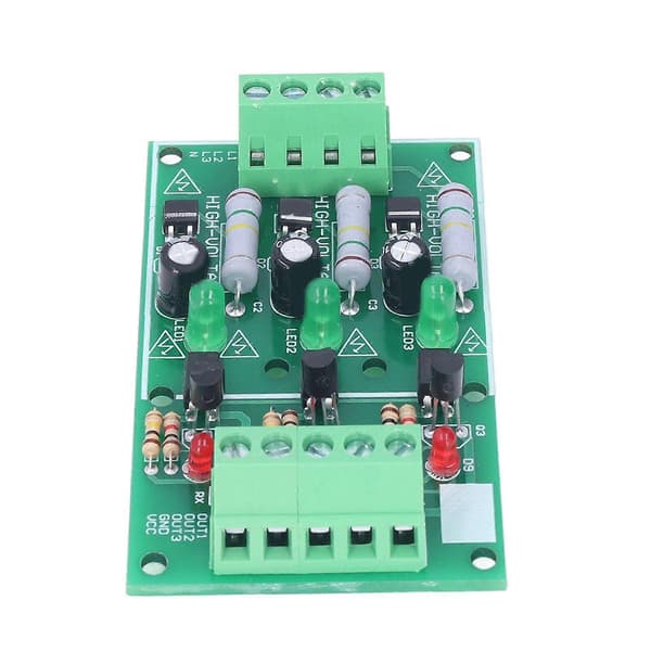 Høykvalitets 3-veis 220V AC optokobler modul 220V optokobler isolasjon