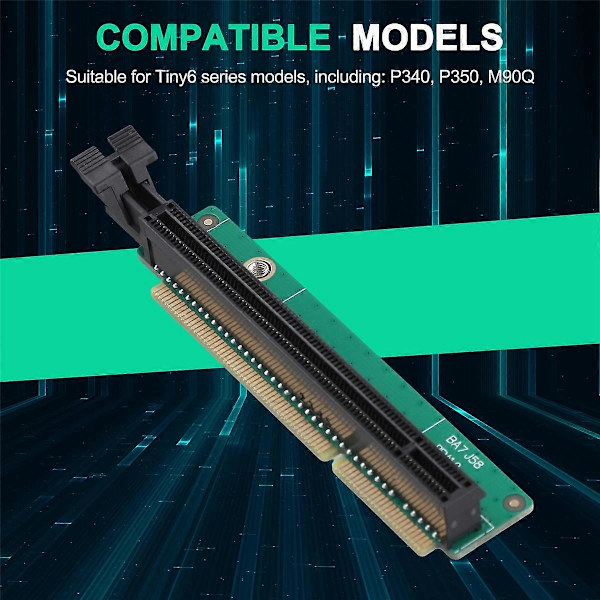 PCI-E 16X Näytönohjainkortin Sovitin Kortti Tiny 6 Riser Kortti Tiny6 Sarjan Malleille P340 P350 M90Q PCIE Riser Kortti