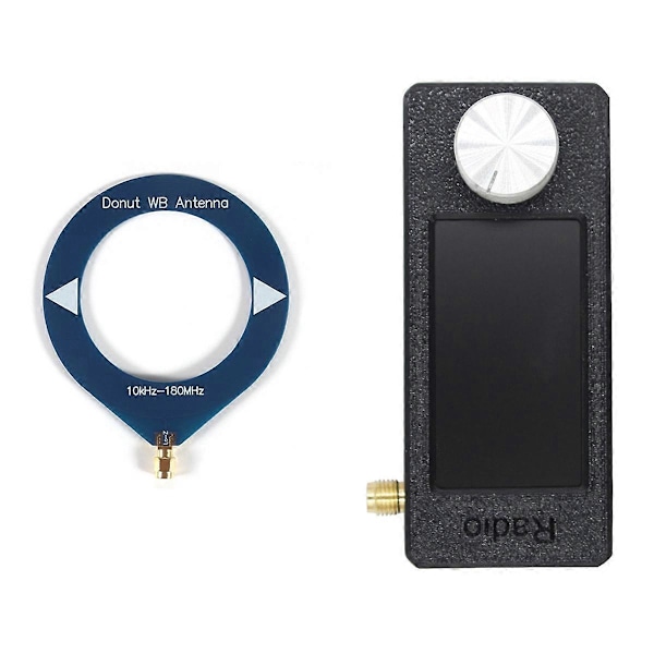 SI4732 10-180Mhz SMA-liitäntäinen Mini Loop -antenni Taskukokoinen Radiovastaanotin Mini Radio LSB USB AM FM