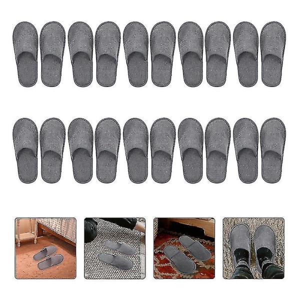 10 par gästslippers Wuqx