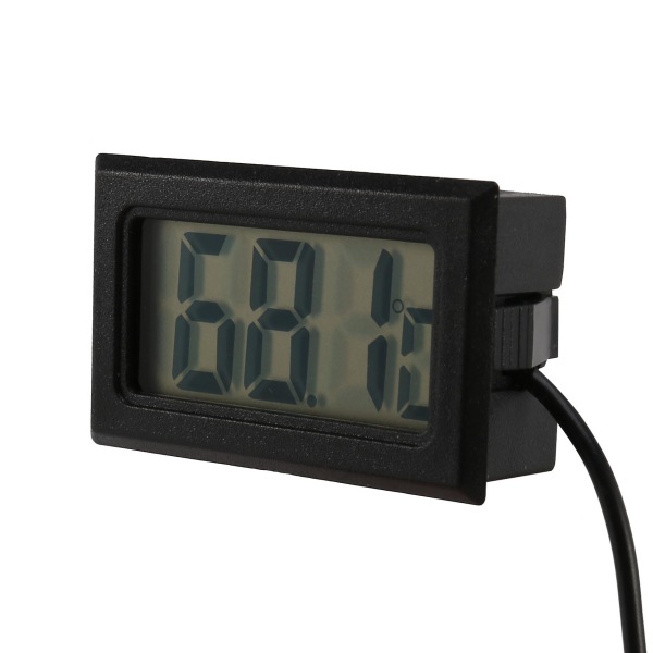 Digital LCD-termometer -40 grader Celsius + 110 grader Celsius Temperaturmätare Temperaturmätare, 2 meter