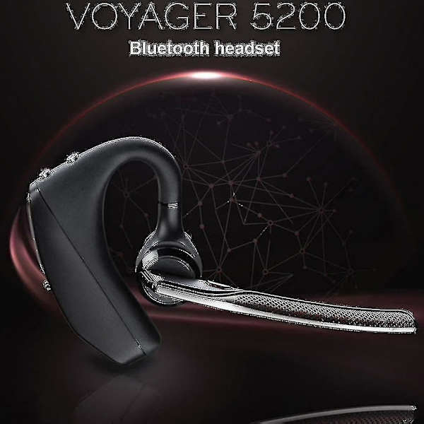 1 st Voyager 5200 roterande mikrofon trådlös öronkrok handsfree Bluetooth-kompatibelt headset GWC