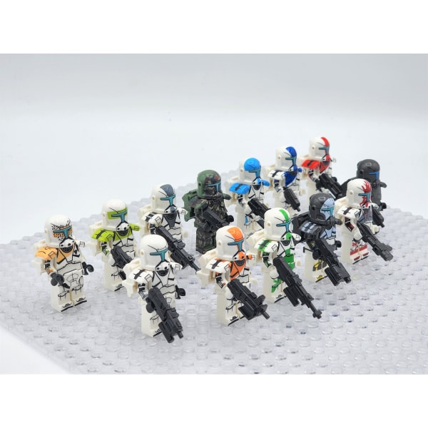 Star Wars Clone Commandos Delta Squad Assortment 13 Byggklossleksaker