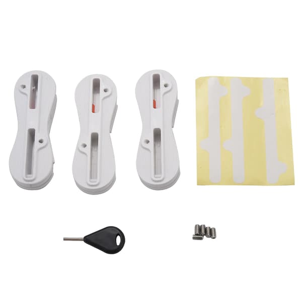 Plug White II FIN BOX 2 FIN PLUG 3-pakning