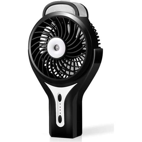 Multifunktionel bærbar udendørs ventilator. Lille USB bærbar ventilator, ideel til kontoret.