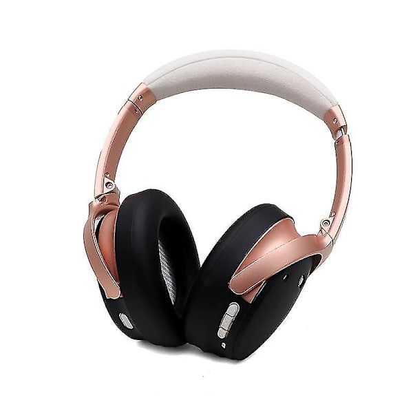 För Bose QuietComfort 35 II 1 par silikonfodral hörlurar öronkuddar skyddande fodral-svart