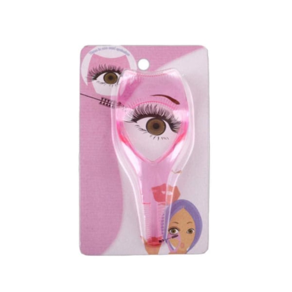 3 in 1 Eyelashes Tools Mascara Shield Applicator Guard Eyelash Guide for Makeup Klart plast ögonfransskort