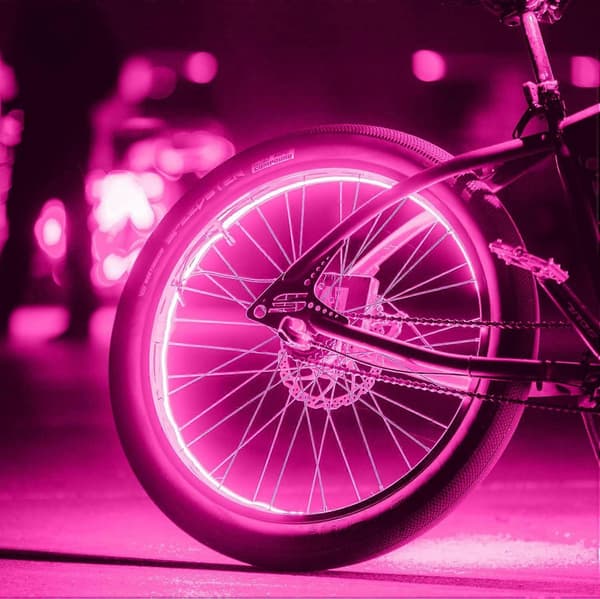 Pink LED Firefly Ventilhætte Lys Sæt - til Børns Mini Dirt Bikes og Scootere