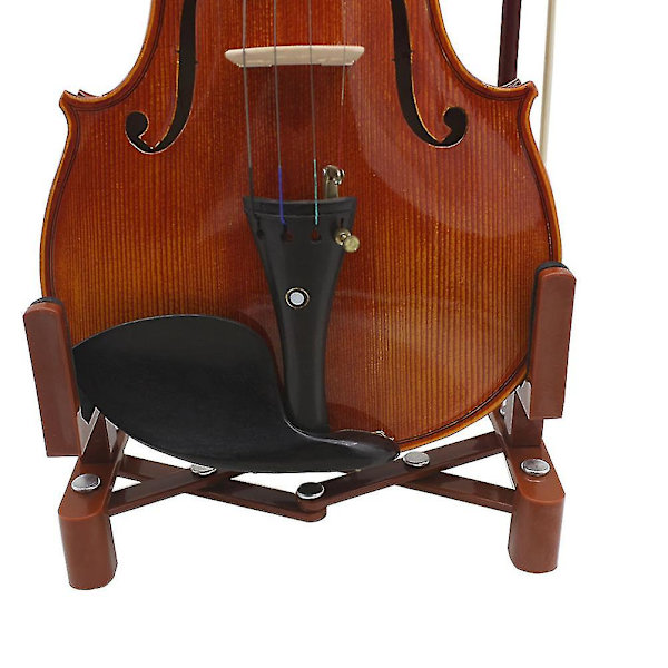 Justerbart Ställ Trä Violin Viola Ställ Trä Gitarrställ Akustisk Gitarrställ Viola Stråke Trä Hållare Violinställ Hållare
