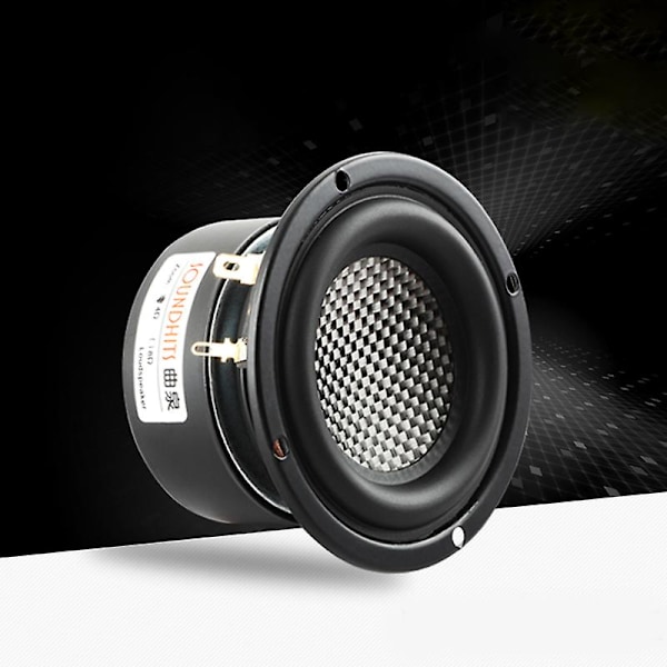 3-tums bashögtalare subwoofer högtalare Hifi förstärkare högtalare 25w hemaudio kolfiberbassäng vattentät bilmodifierad högtalare 1 st