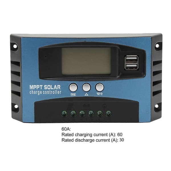 Högkvalitativ LCD strömdisplay solcellskraftgenerering solcellsladdning