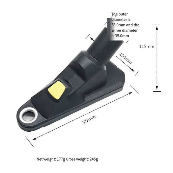 Lämplig för KARCHER WD2 WD3 WD5 WD6 Dammsugare Tillbehör Förbrukningsvaror Delar Dammsugarhuv