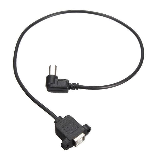USB 2.0 B Hann til USB B Hunn Socket Skriver Panelmontering Skjøteledning 50cm