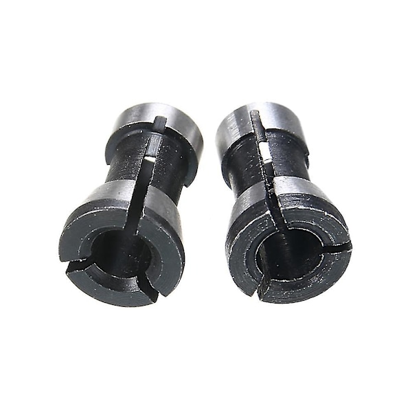 8 st högprecisionsadapterhylsset 6 mm/6,35 mm/8 mm hylschuck gravyr trimningsmaskin router fräsverktyg