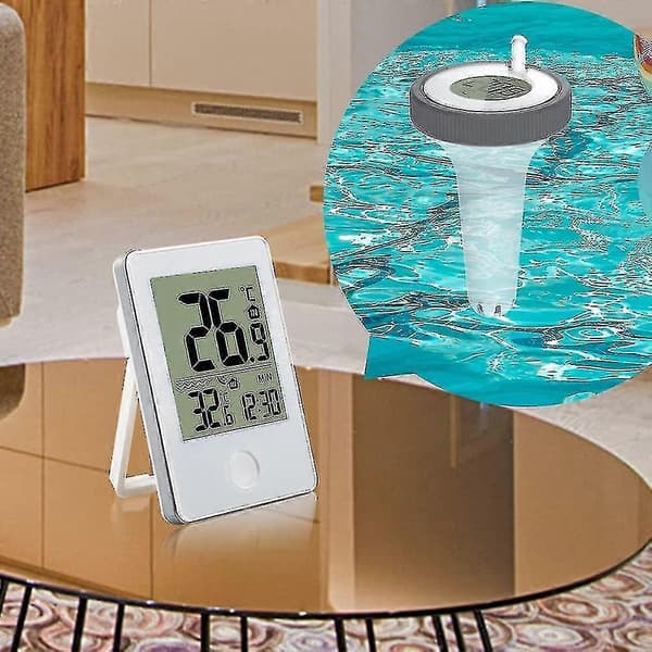 Pooltermometer Digital Wifi Termometer Med Digital Pooltermometer, Lcd-Skärm, Ipx7 Flytande Termometer För Pool, Damm