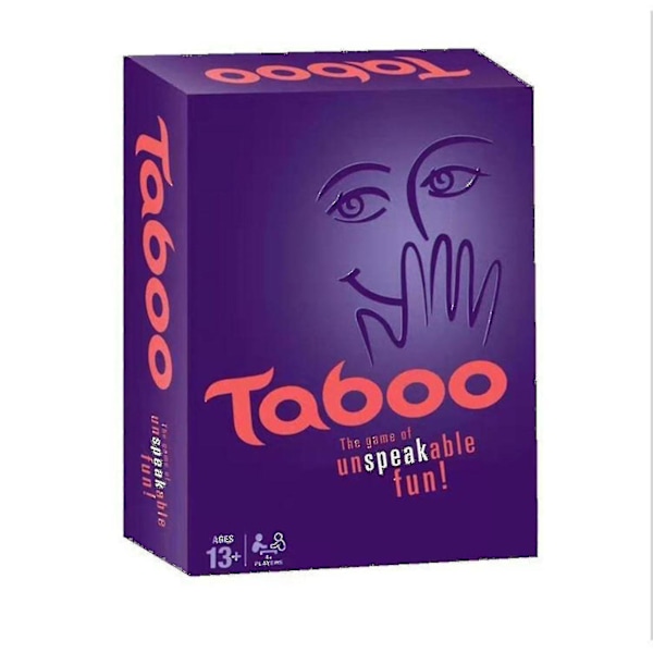 2024 Taboo Game Classic Hourglass Timing Family Board Game WHBYV