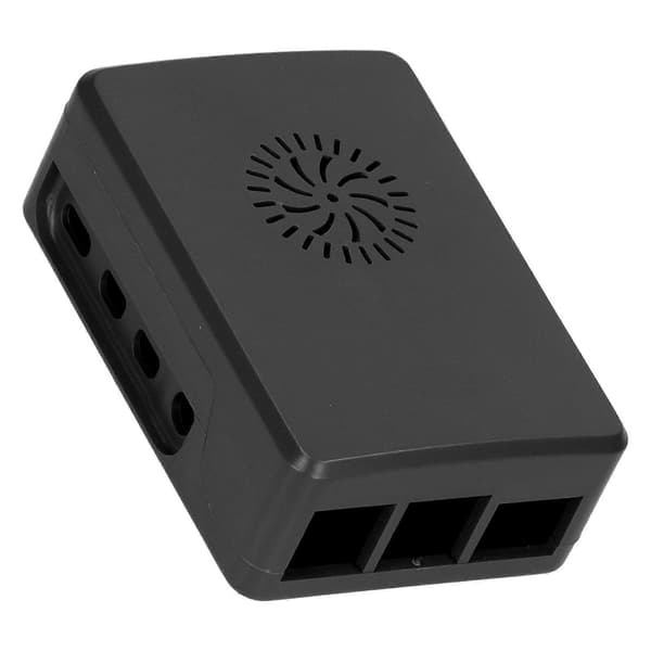 Korkealaatuinen Raspberry Pi 4B suojakotelo, musta