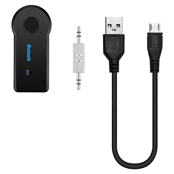 2-in-1 langaton Bluetooth-vastaanotin 3,5 mm:n Aux-äänimusiikkisovitin handsfree-toiminnolla USB B