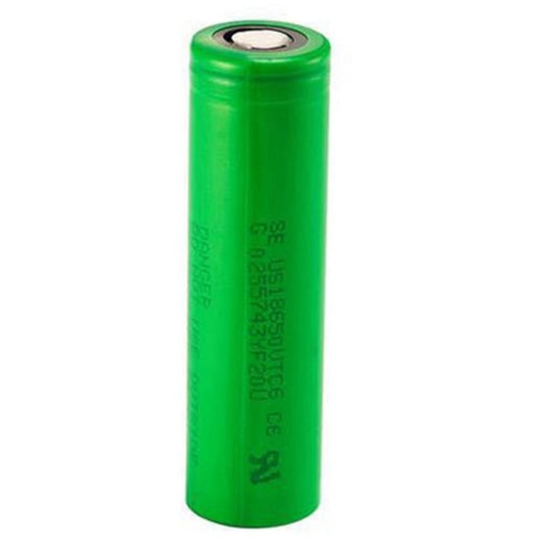 18650 Litiumbatterilader Lommelykt 18650 Oppladbart Batteri VTC6 3000MAh Batteri + USB-lader