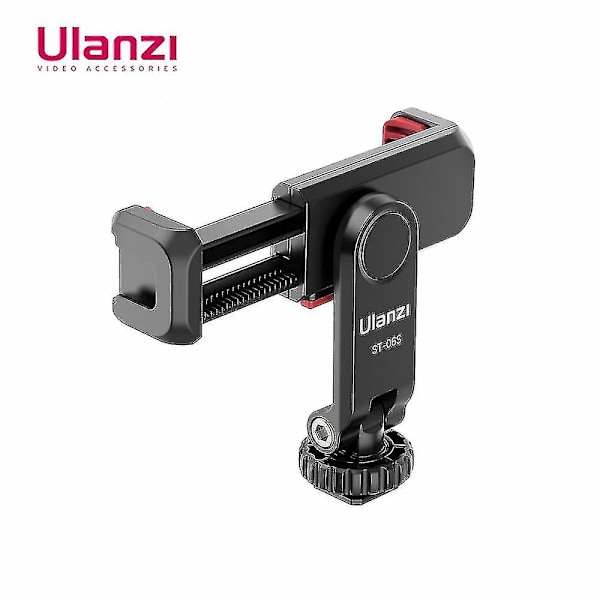 Ulanzi St-06s Multifunktionel Telefonholder Klemme Telefon Tripod Beslag 360 Grader Rotérbar Med Dobbelt Kold Sko Beslag