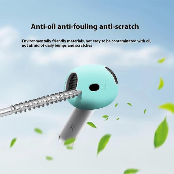 Erstatningstupper for AirPods 4, ultratynne silikonørepropper