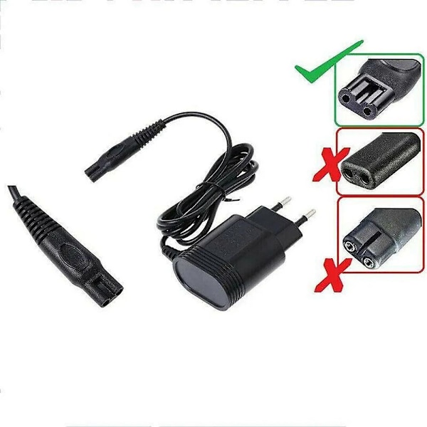 Lader Hq8505 15v Lader for Philips Barbermaskiner EU-kontakt